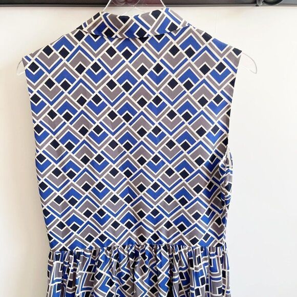 Kate Spade Silk Sleeveless Mini Button Down Silk Dress Size 10 - Picture 8 of 10